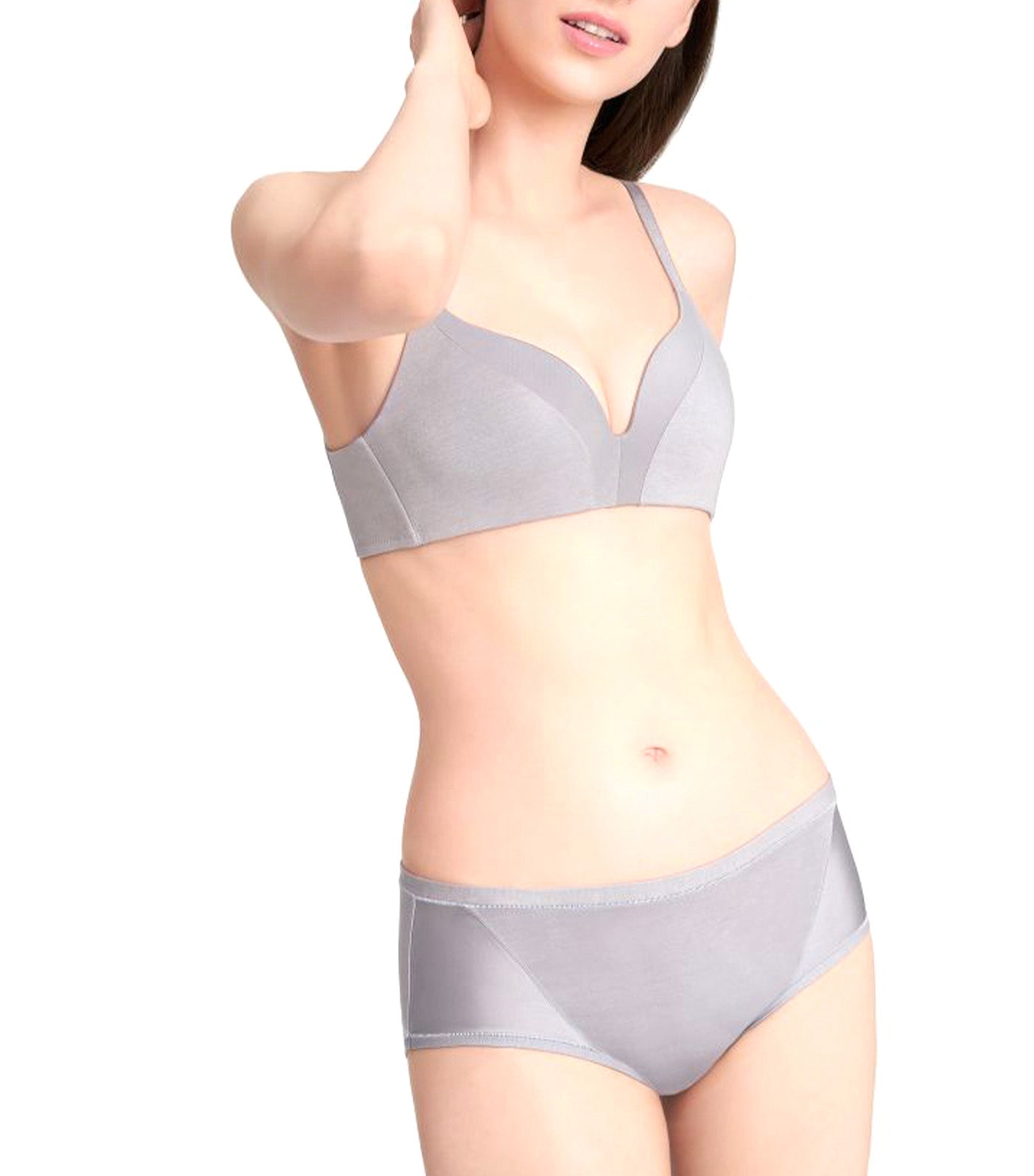 WellBeing Non-Wired Bra Gray