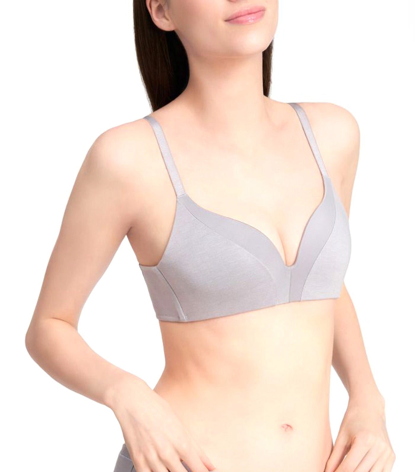 WellBeing Non-Wired Bra Gray