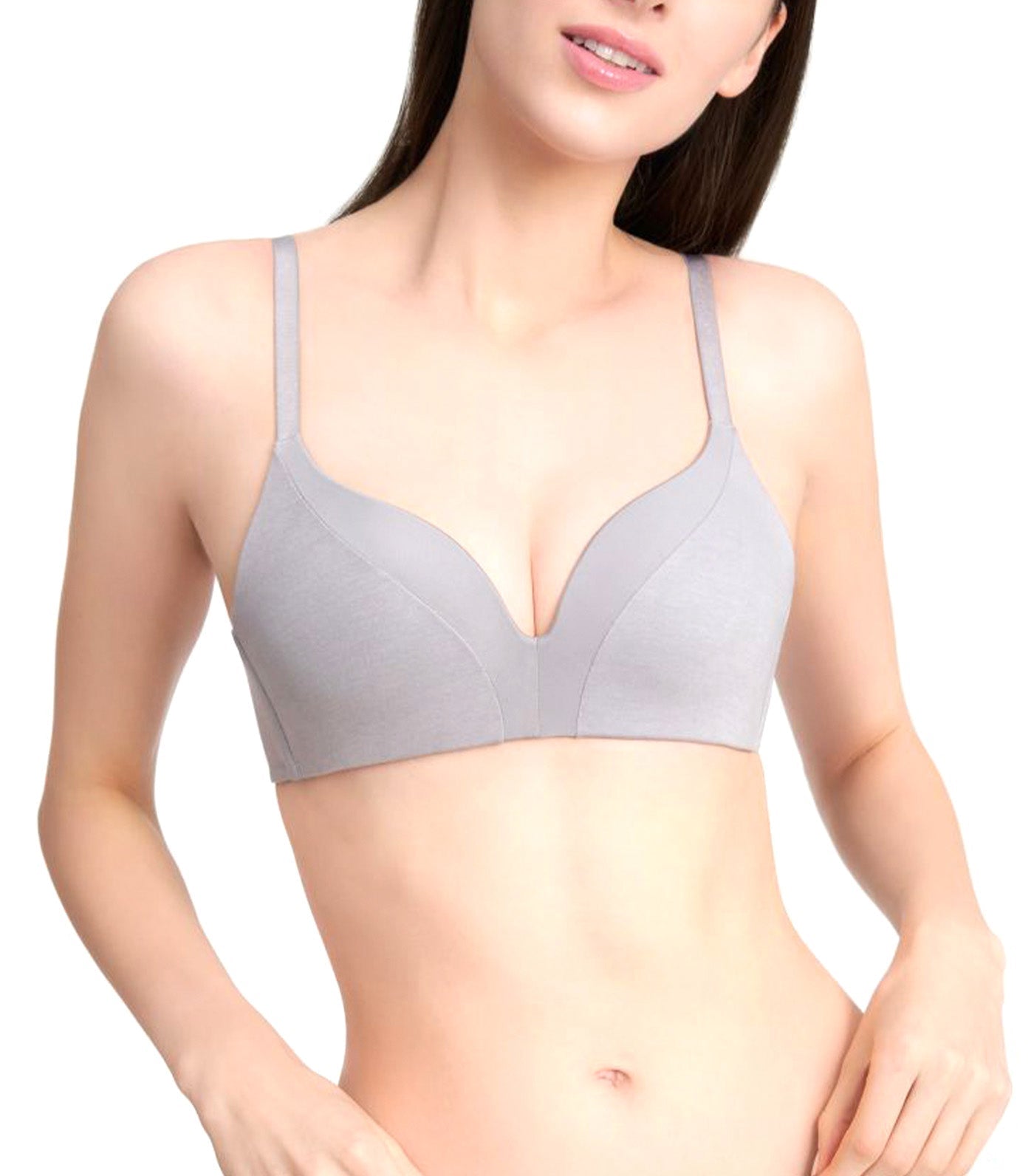 WellBeing Non-Wired Bra Gray