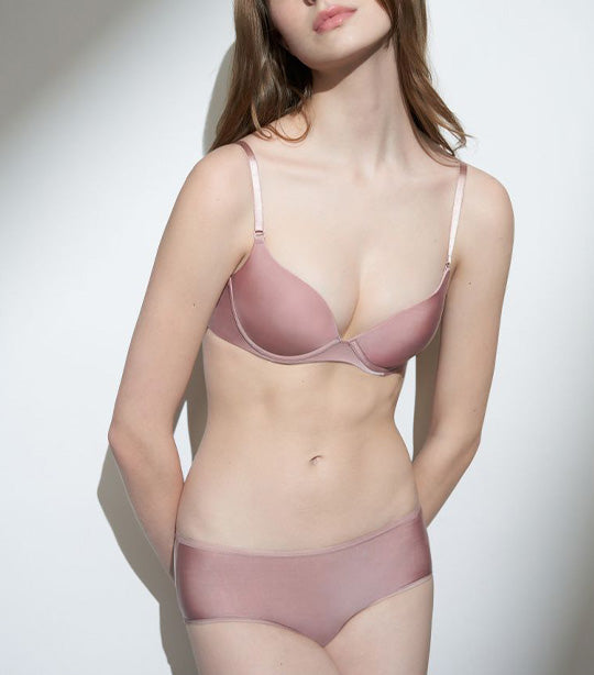 Maximizer 736 Wired PushUp Bra Ash Pink