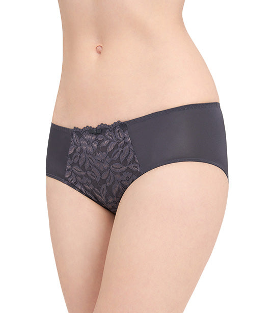 Aqua Charm Hipster Panty Gray Violet