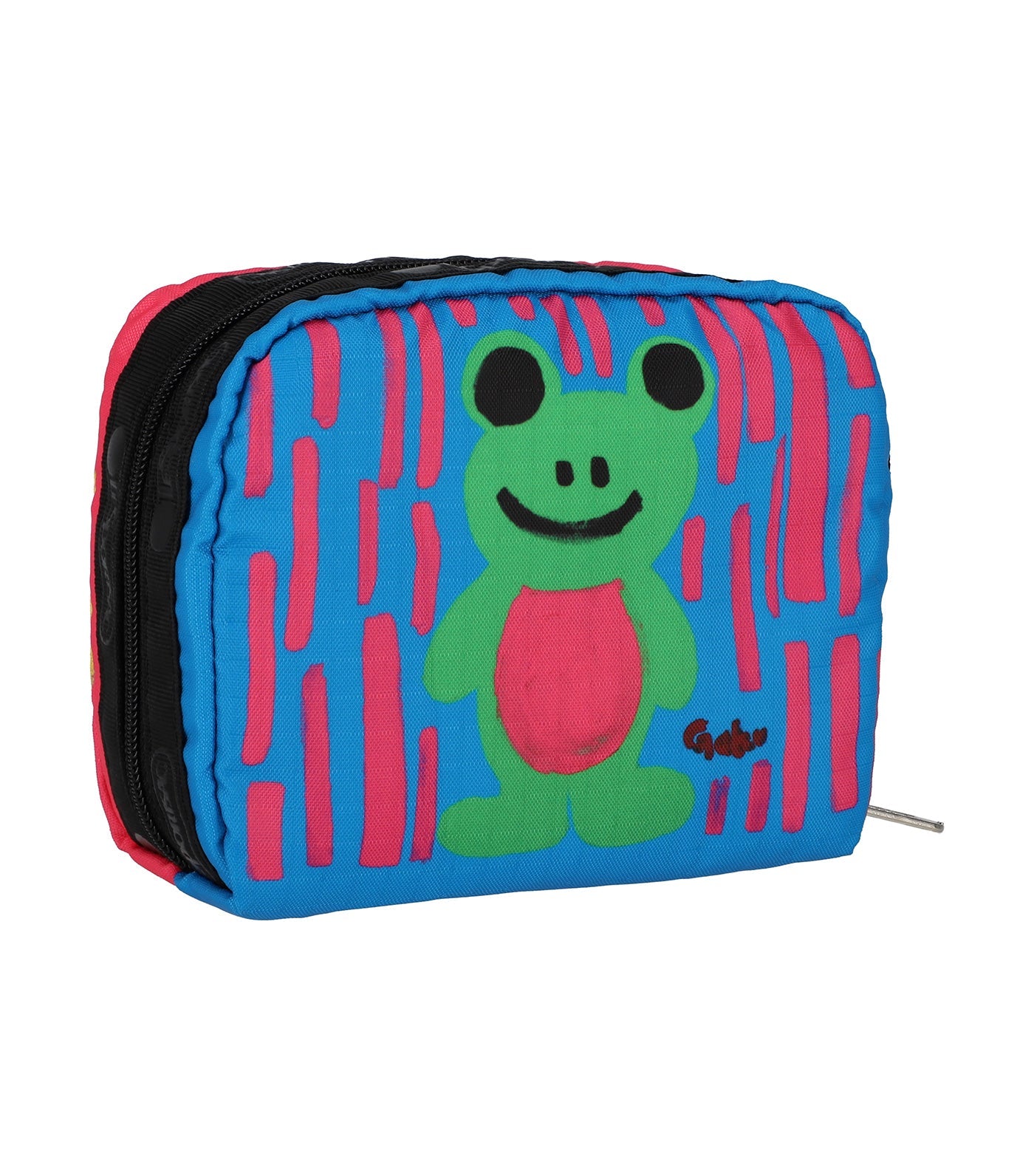 LeSportsac x Gaku Square Cosmetic Frog Dots