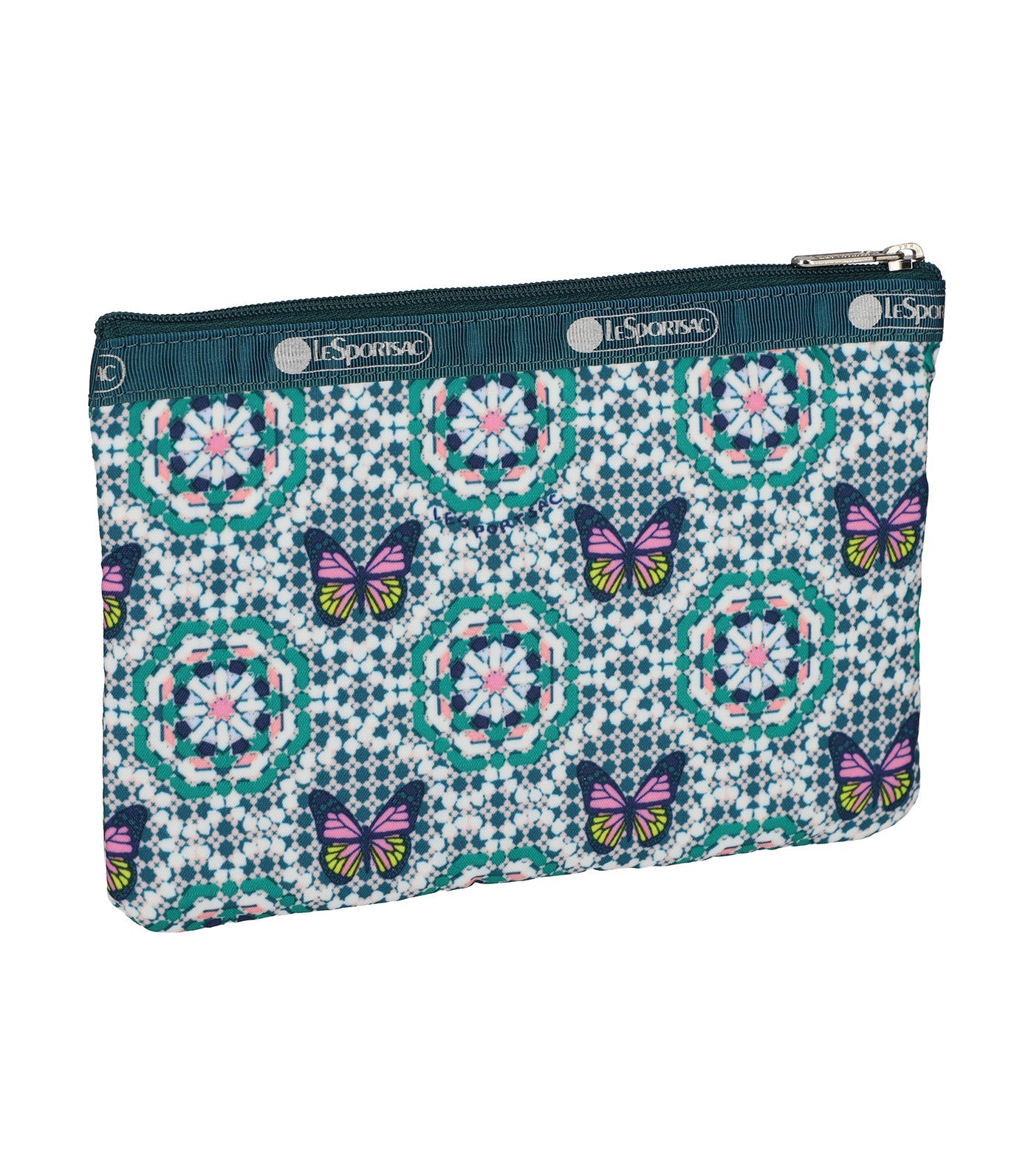 3-Zip Cosmetic Butterfly Mosaic