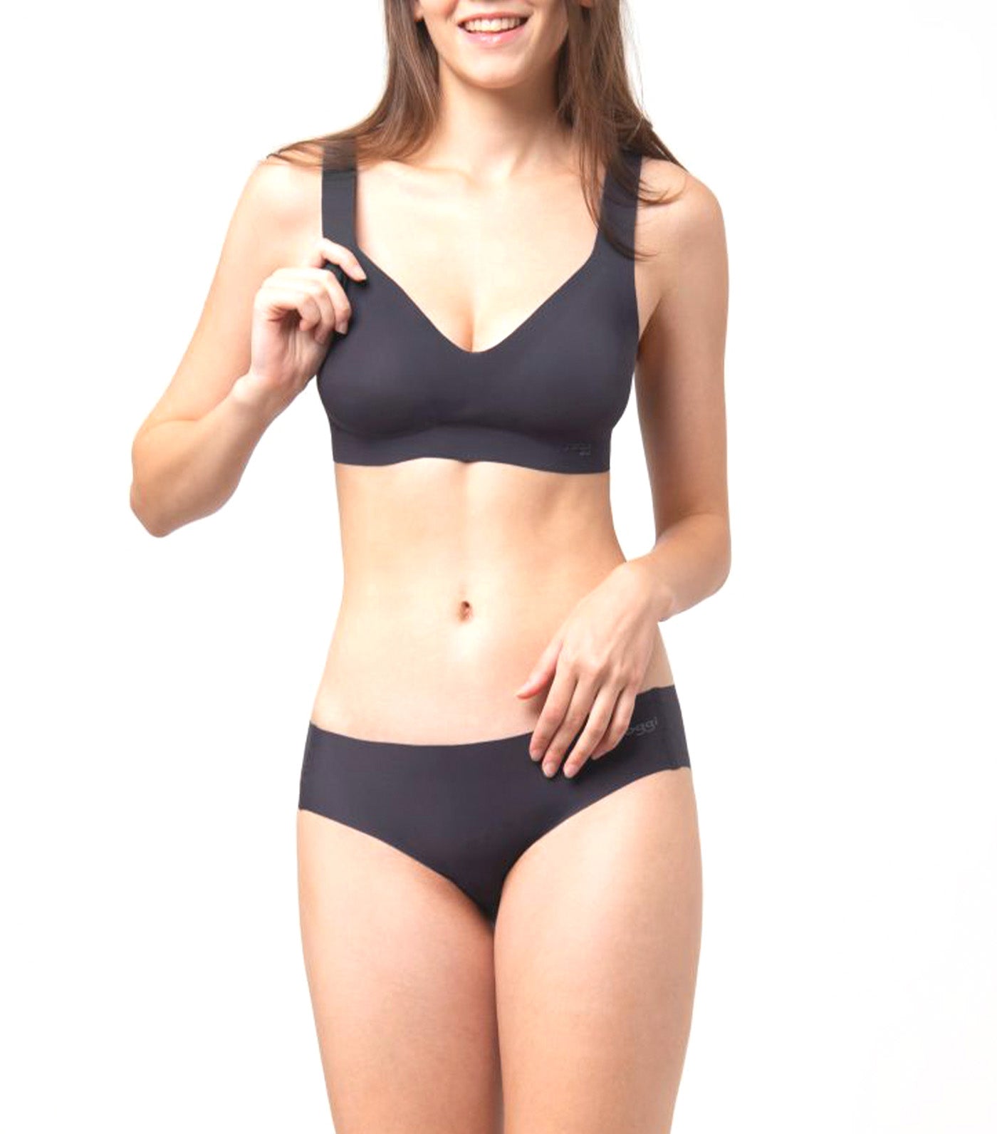 Sloggi ZeroFeel Pull-On Bralette Dark Gray
