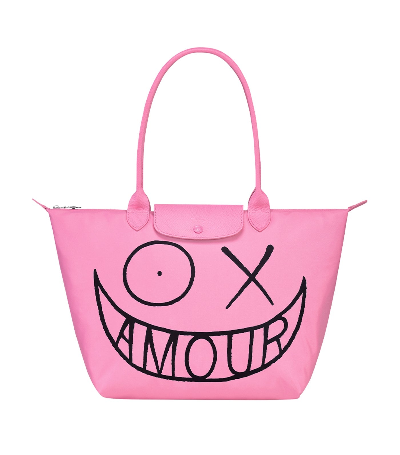 Longchamp x André Shopping Bag L Pink