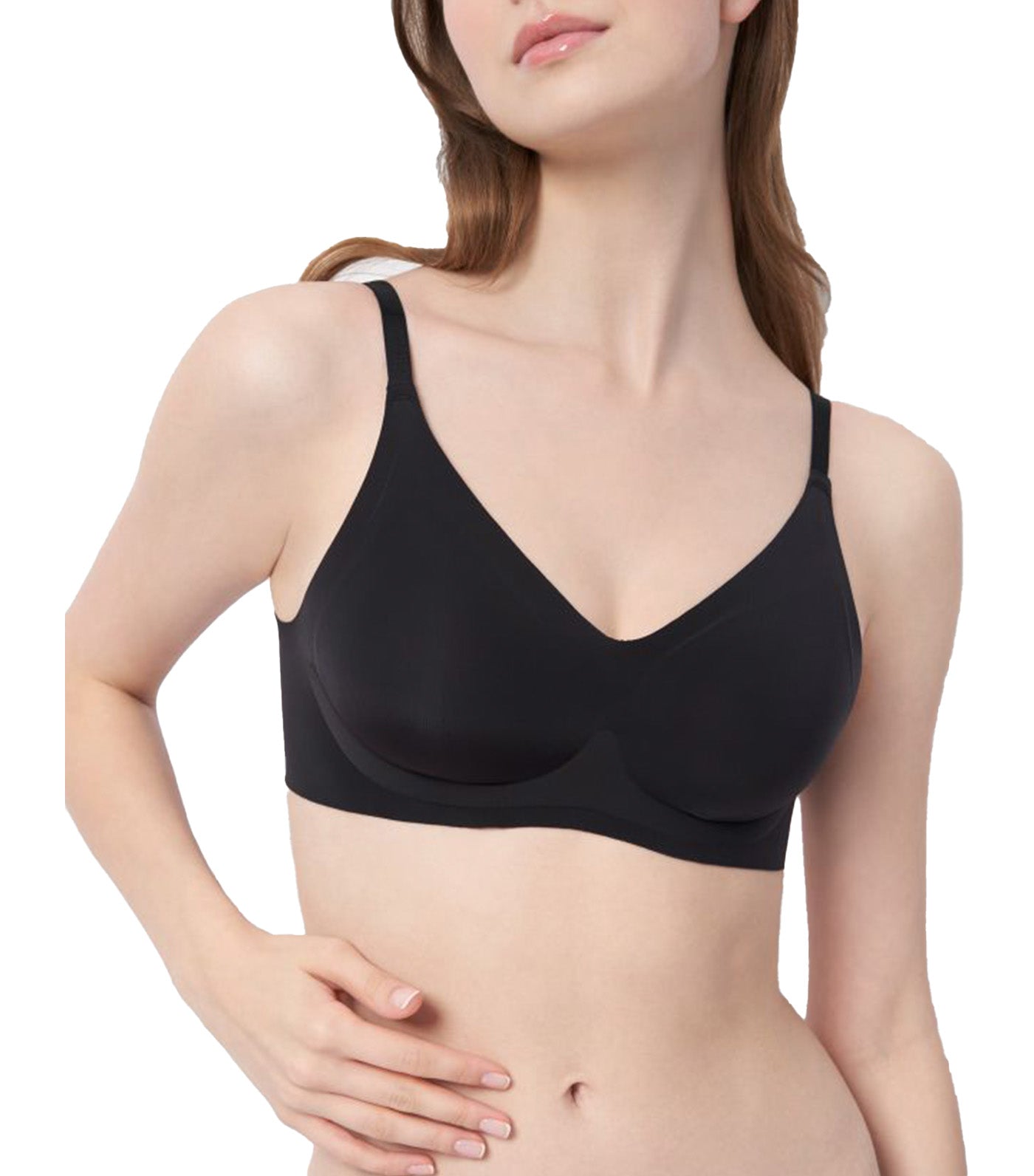 You Size NonWired Easy Sizing Bra Black