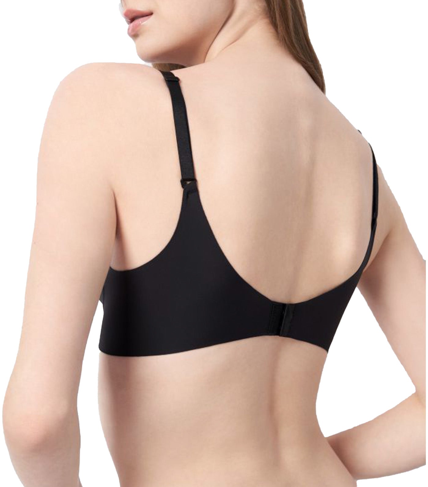 You Size NonWired Easy Sizing Bra Black
