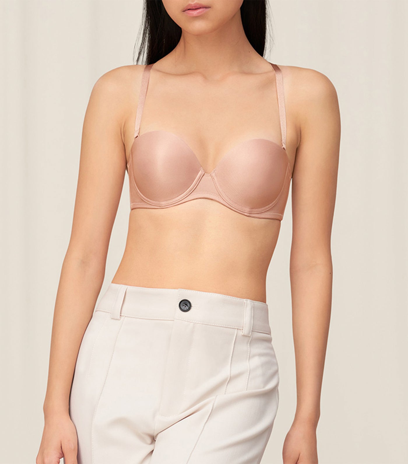 Max 025 Wired Multiway Bra Light Pink/Salmon