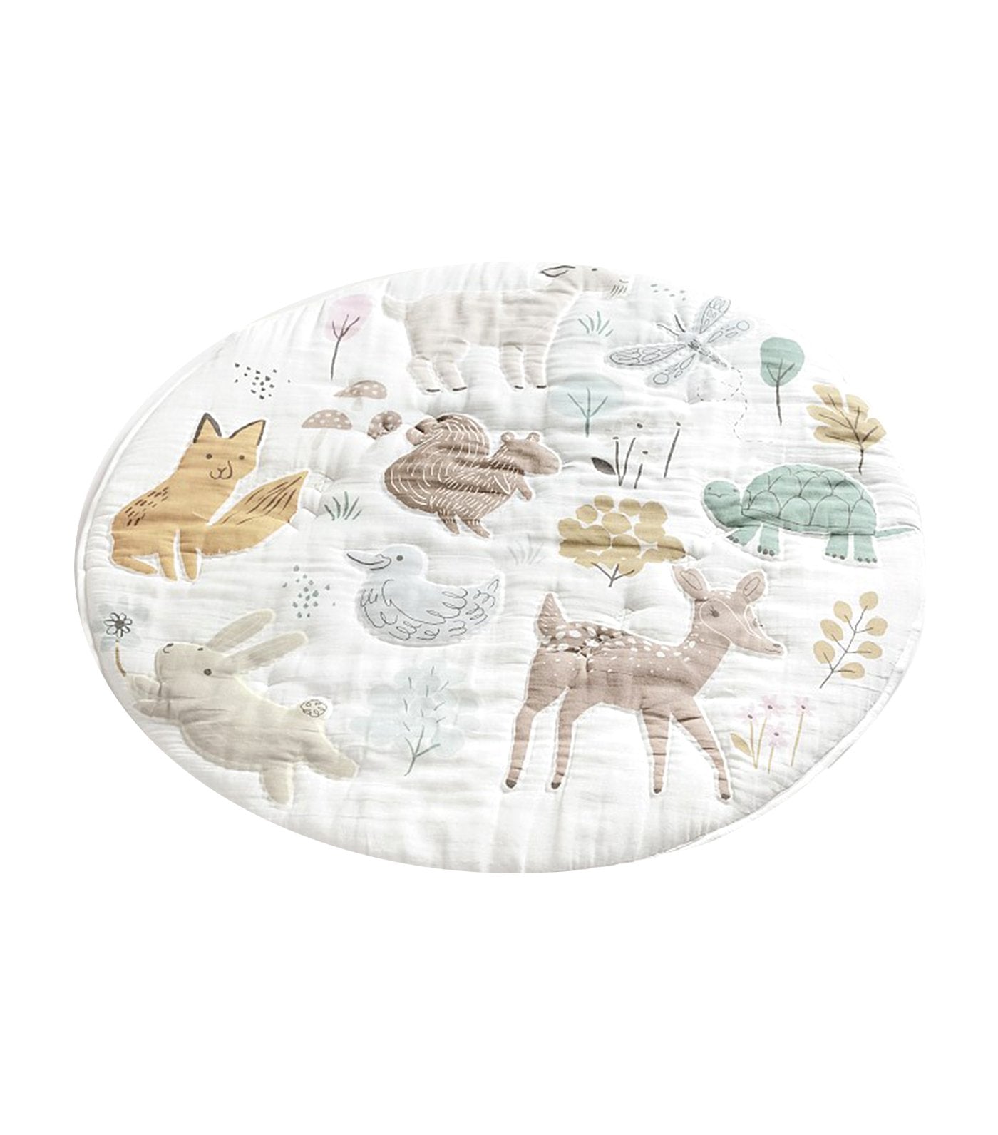 pottery barn kids dakota woodland muslin travel play mat