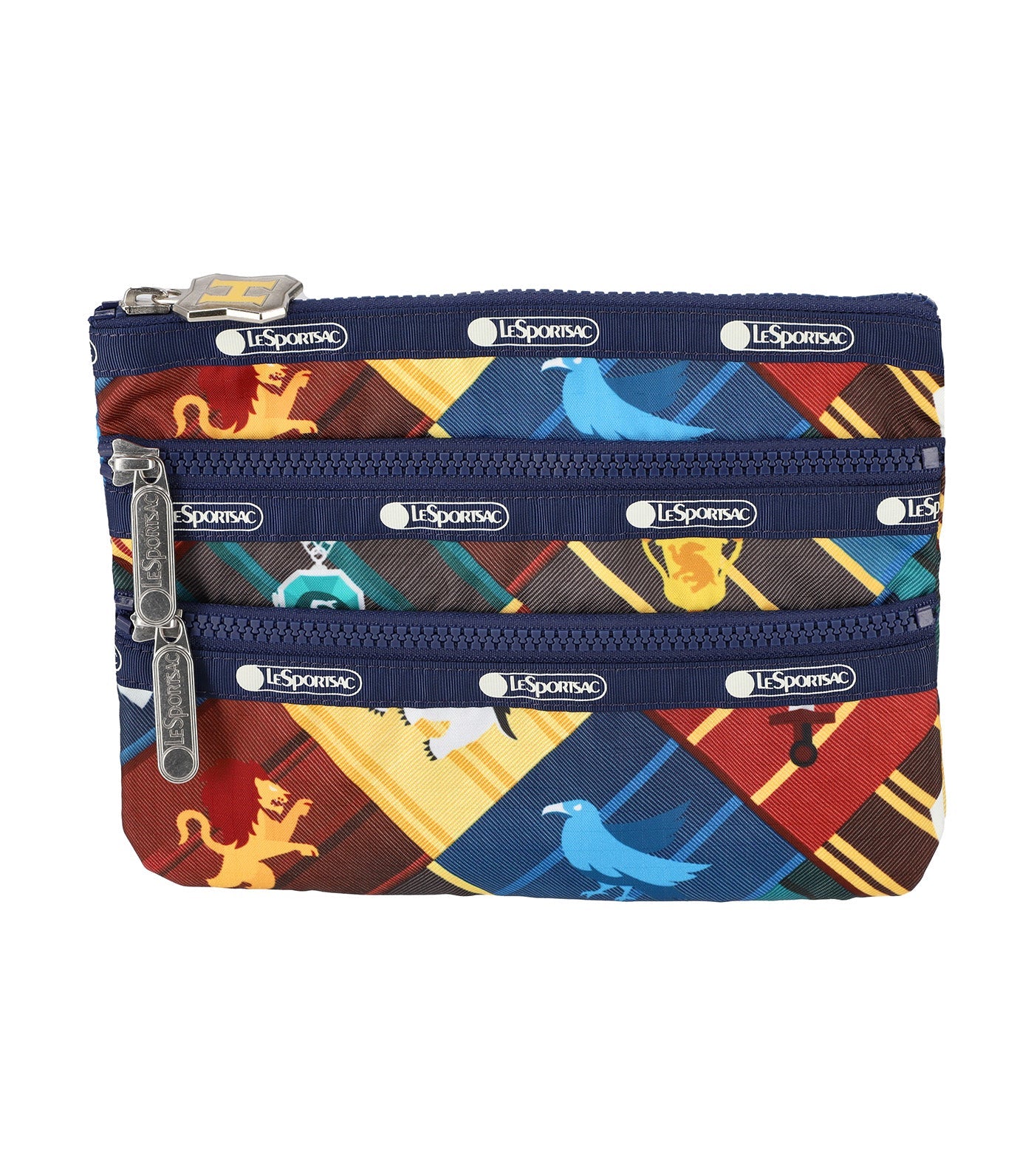 LeSportsac x Harry Potter  Large 3-Zip Hogwarts Houses