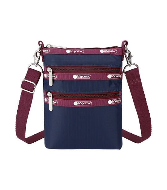 3 Zip Crossbody Coastguard Blue