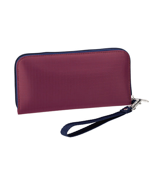 Tech Wallet Wristlet Grape Wine