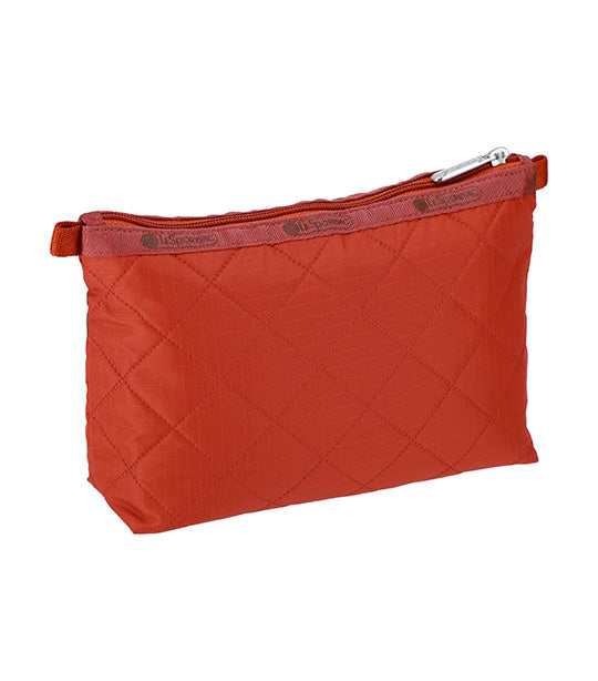 Cosmetic Clutch Cinnebar Deboss