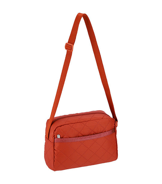 Daniella Crossbody Cinnebar Deboss