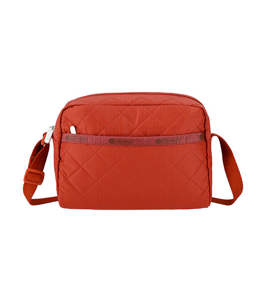 Daniella Crossbody Cinnebar Deboss