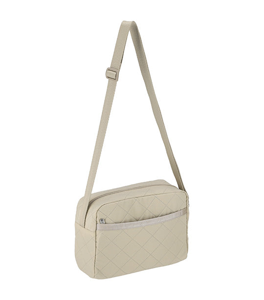 Daniella Crossbody Travertine Deboss