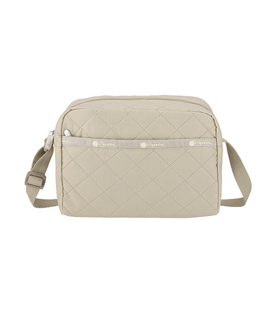 Daniella Crossbody Travertine Deboss