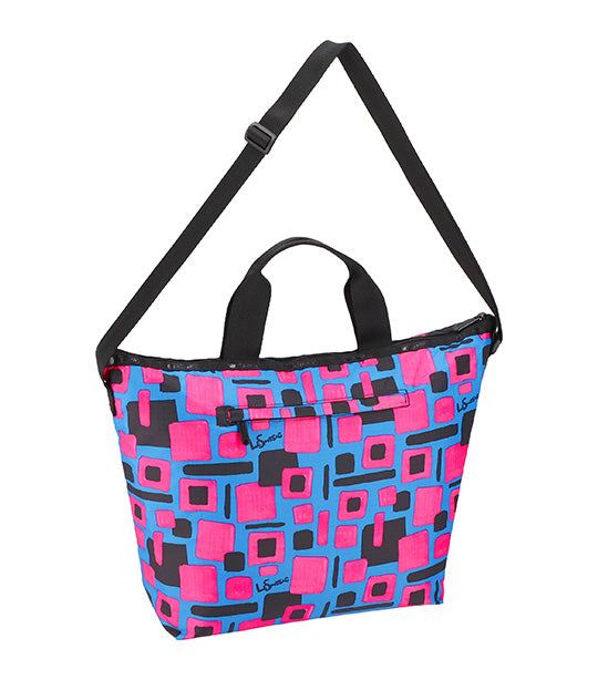LeSportsac x Gaku Deluxe Easy Carry Floating Squares