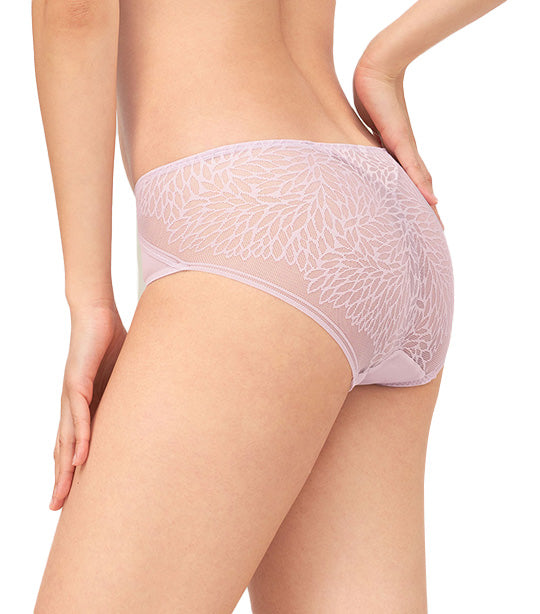 Style Leafy Hipster Panty Iris