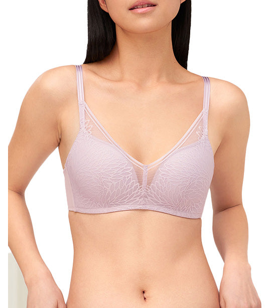 Style Leafy Non Wired Padded Bra Iris