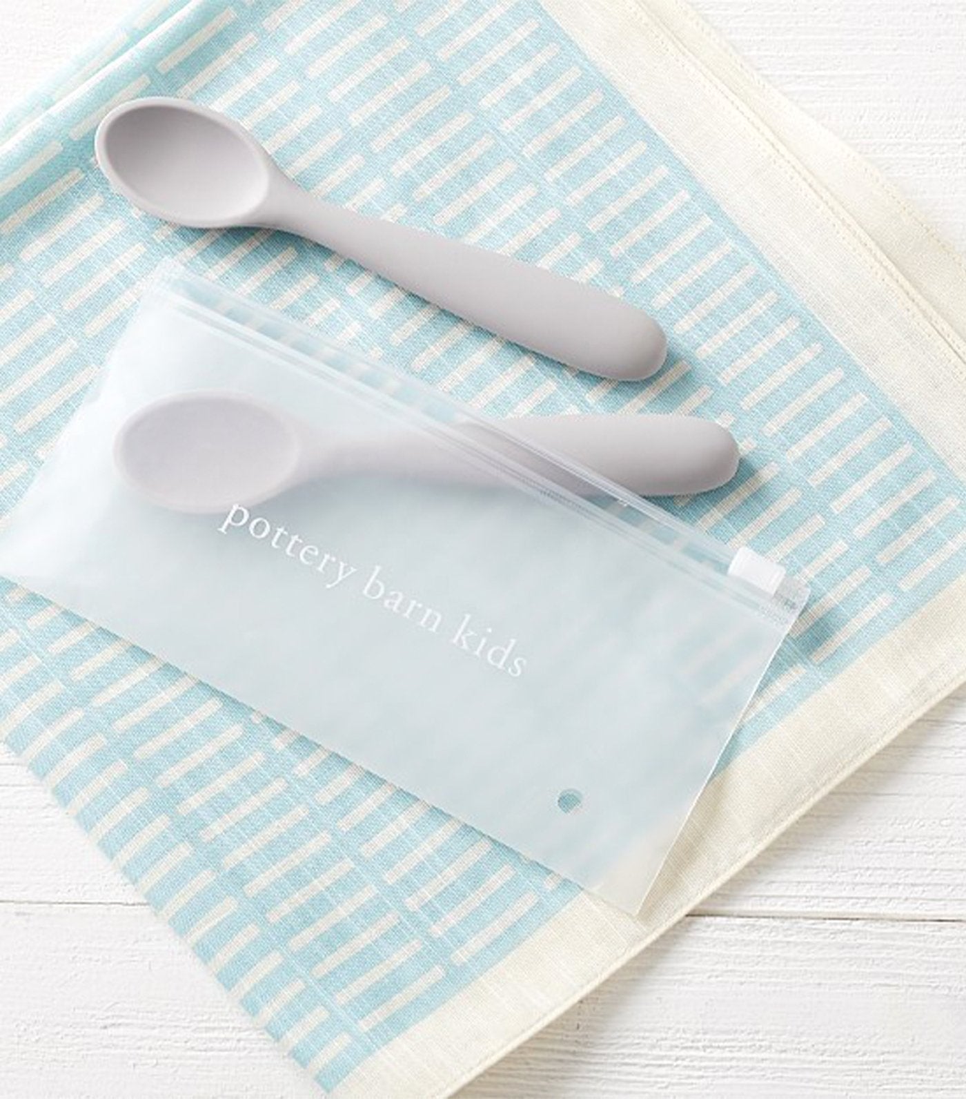 pottery barn kids bendable nursery spoon