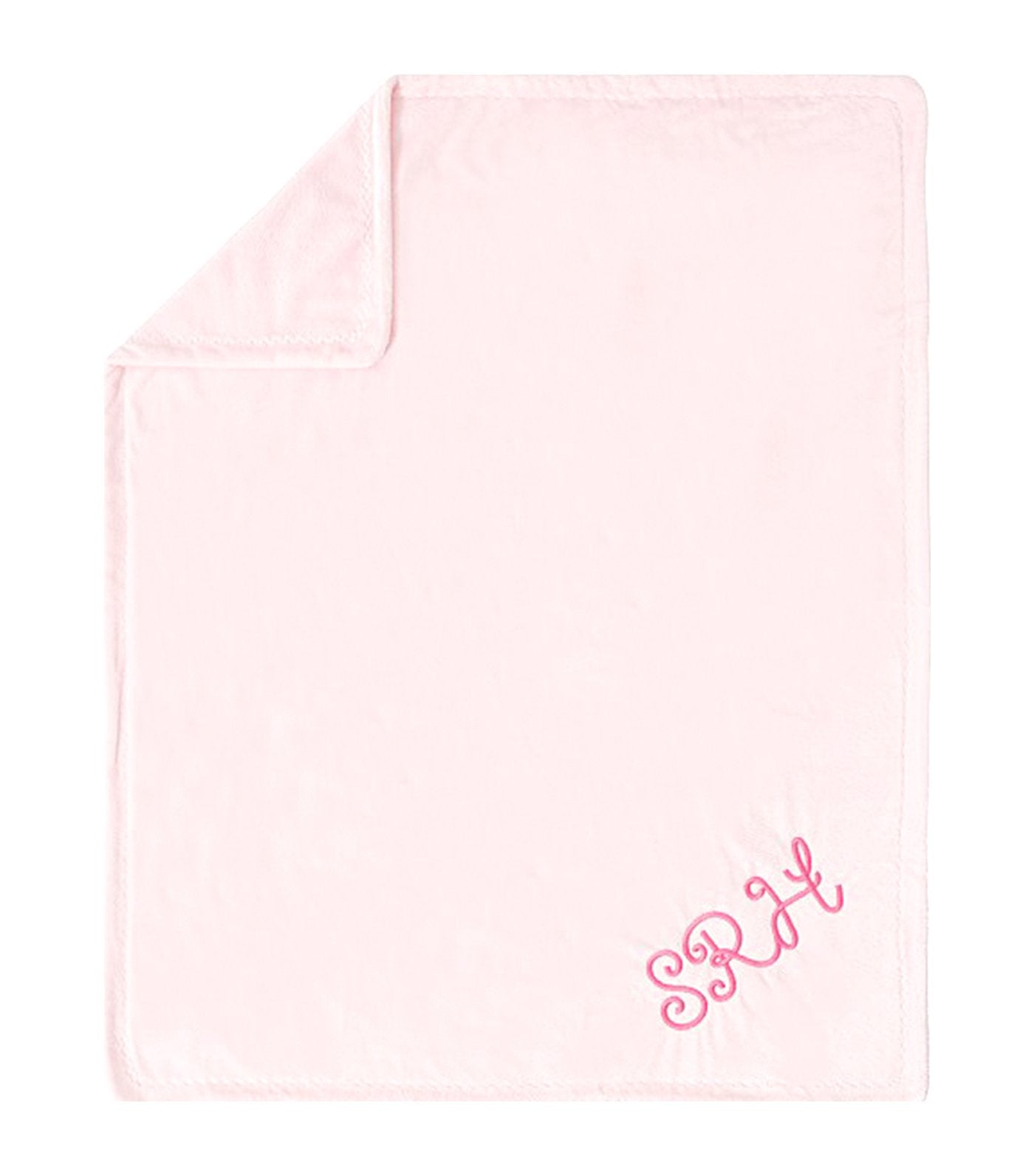 pottery barn kids chamois baby blanket light pink
