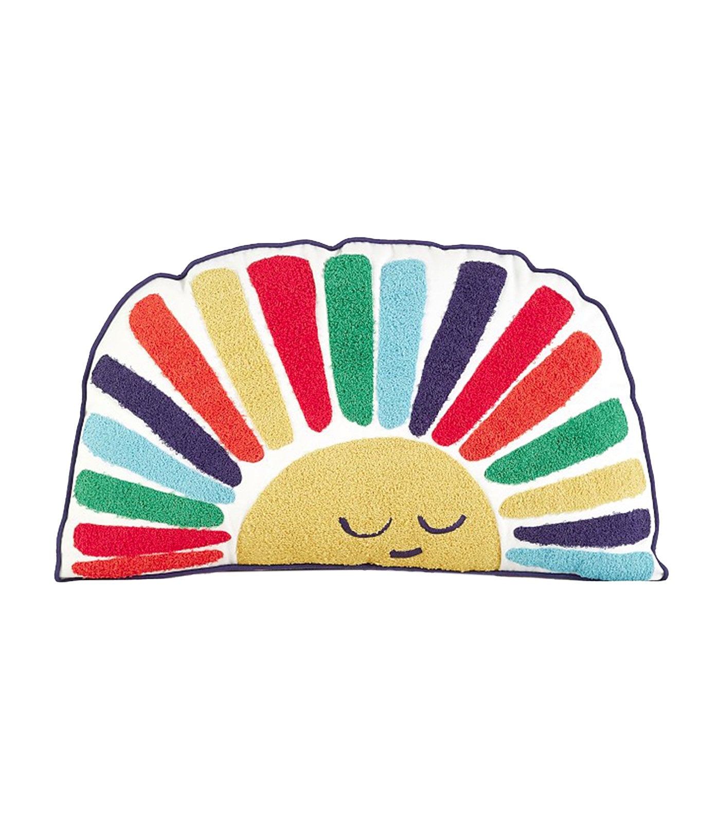 pottery barn kids rainbow sun pillow