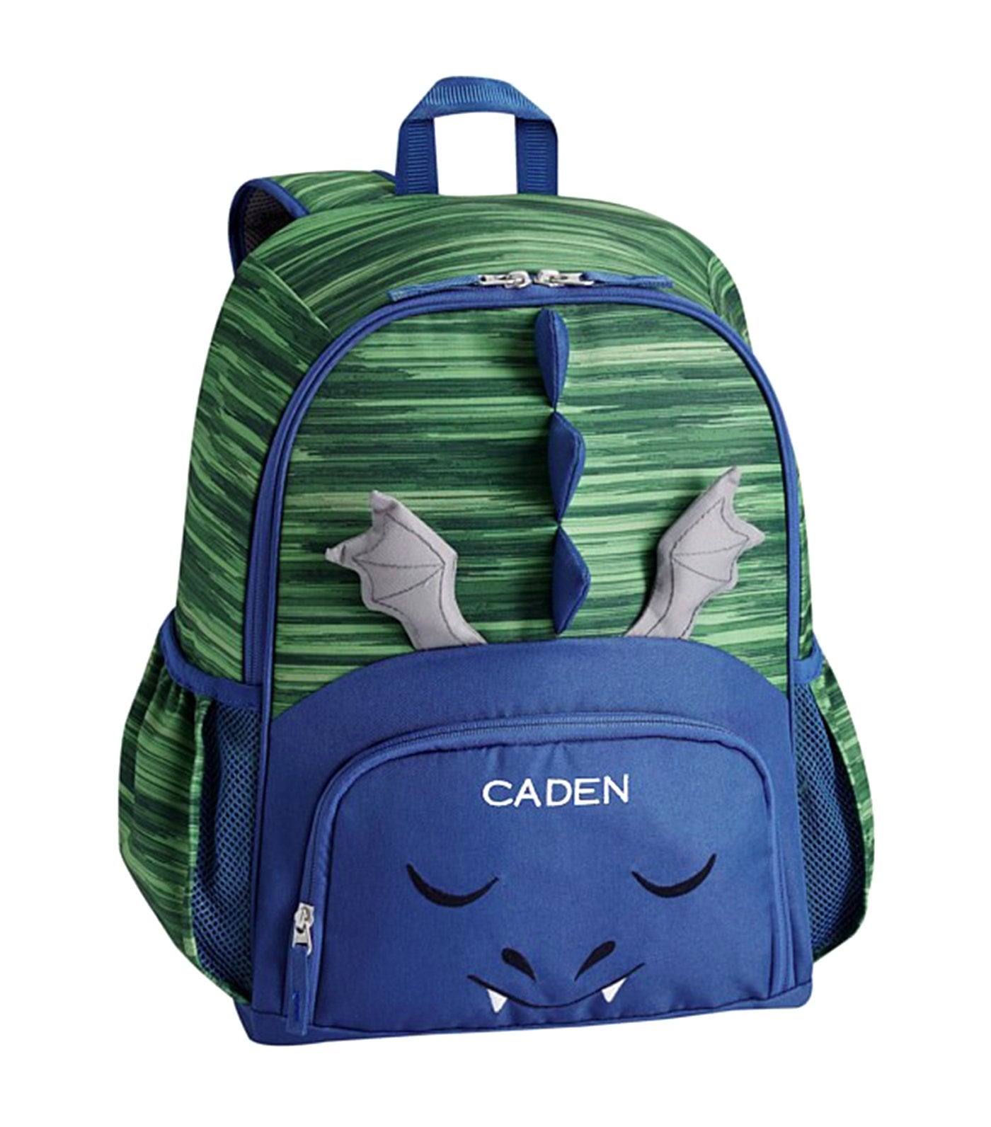 pottery barn kids mackenzie green dragon critter backpack - large