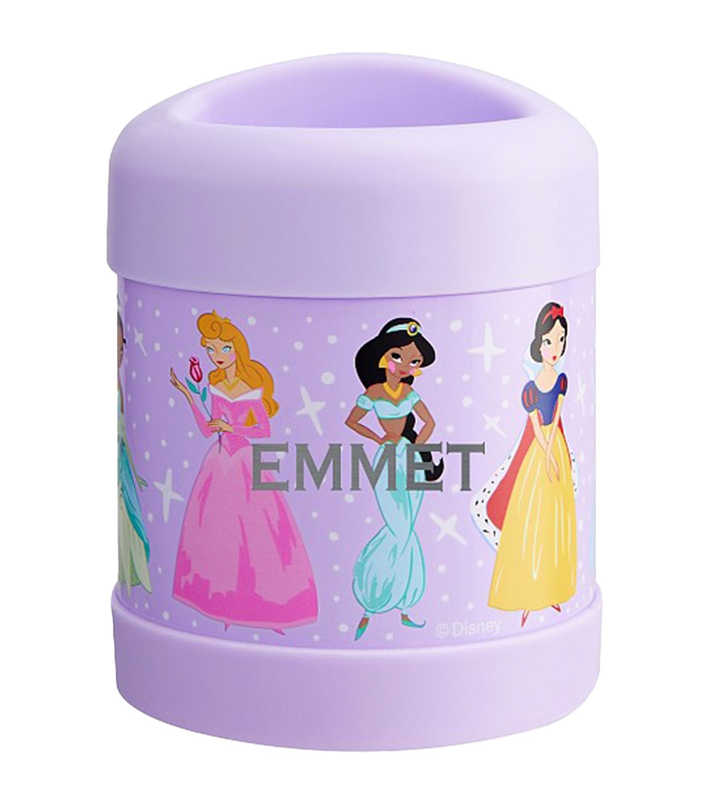 pottery barn kids mackenzie lavender disney princess hot cold container