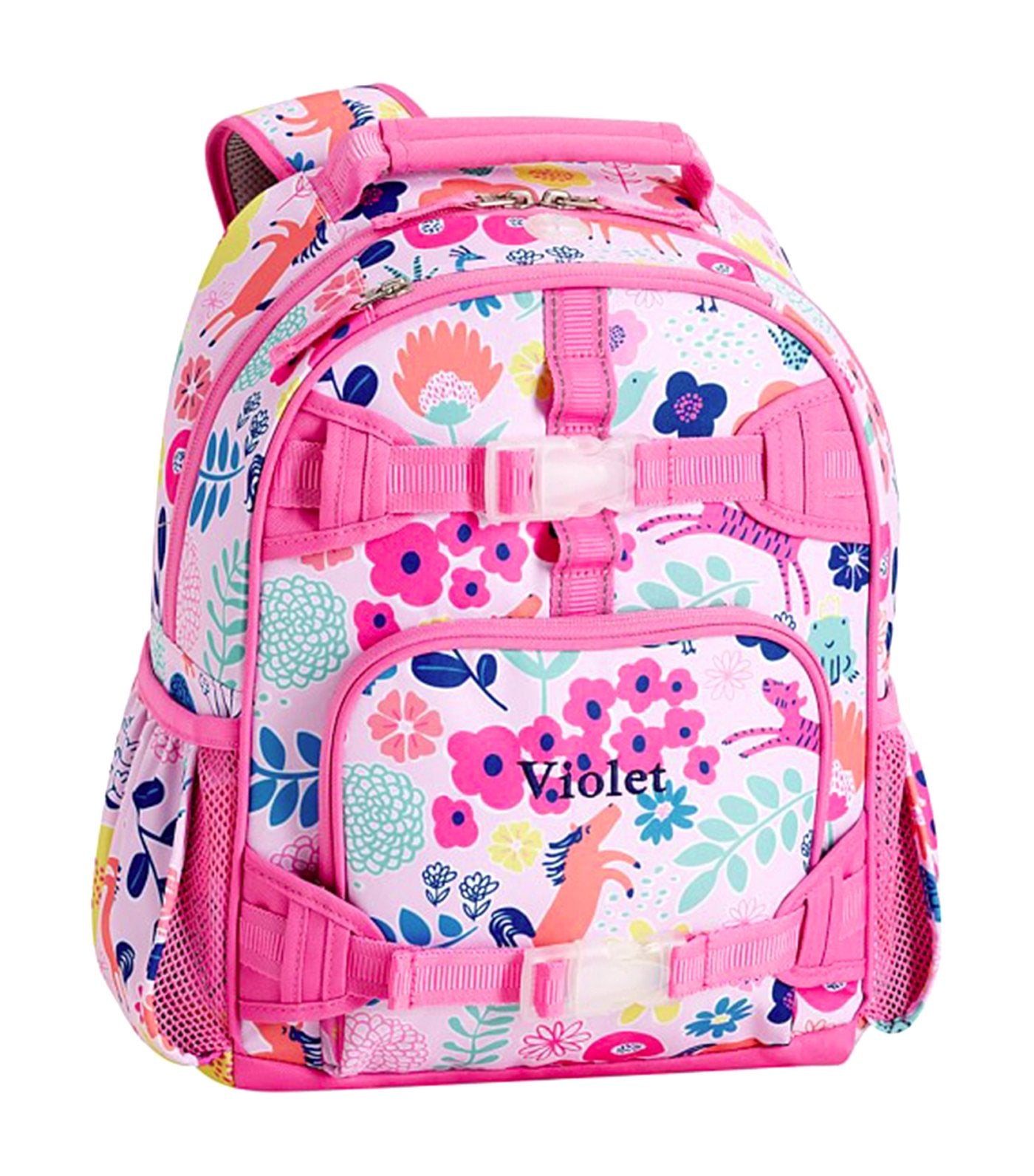 pottery barn kids mackenzie pink sasha's garden backpack small