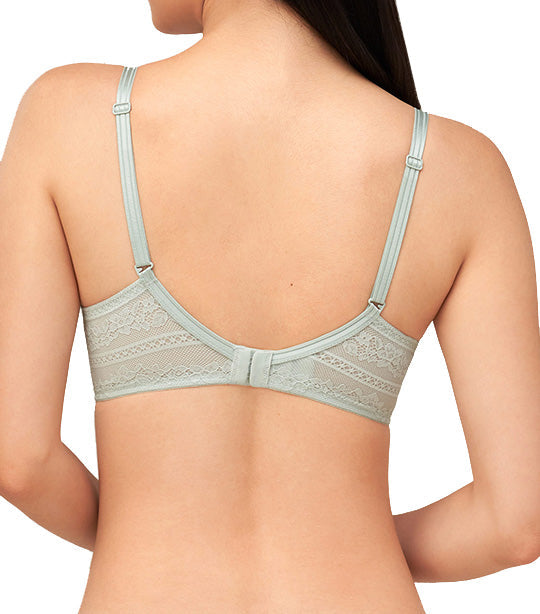 Aqua Lucky NonWired PushUp Bra Pale Green