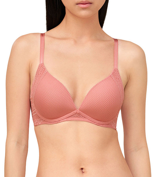 Aqua Lucky NonWired PushUp Bra Peach