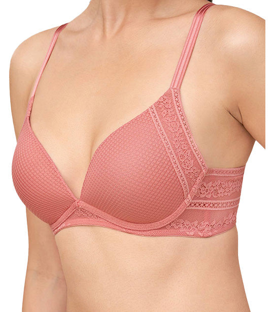 Aqua Lucky NonWired PushUp Bra Peach