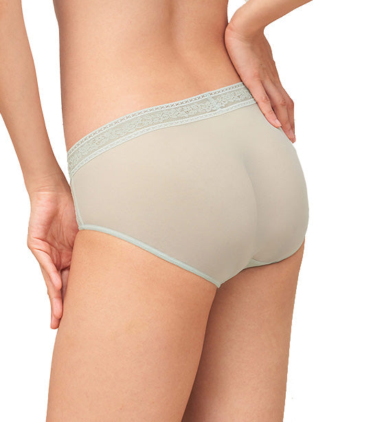 Aqua Lucky Hipster Panty Pale Green