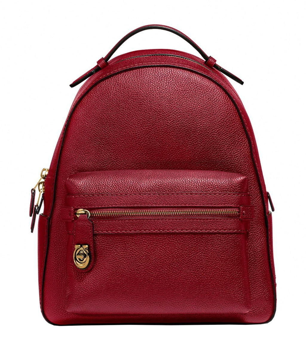 coach campus backpack 23 Coach Campus Leather Backpack Deep Red