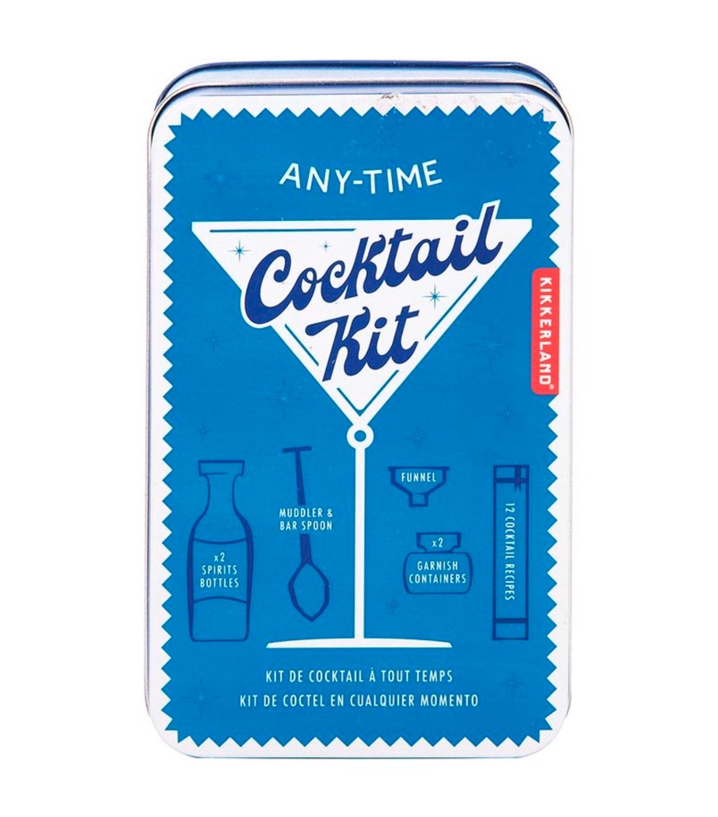 kikkerland any-time cocktail kit