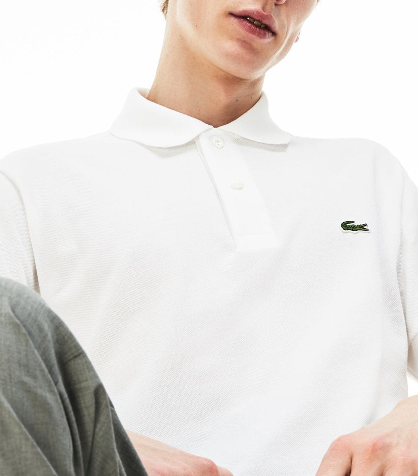 Classic Fit L.12.12 Polo Shirt White 001