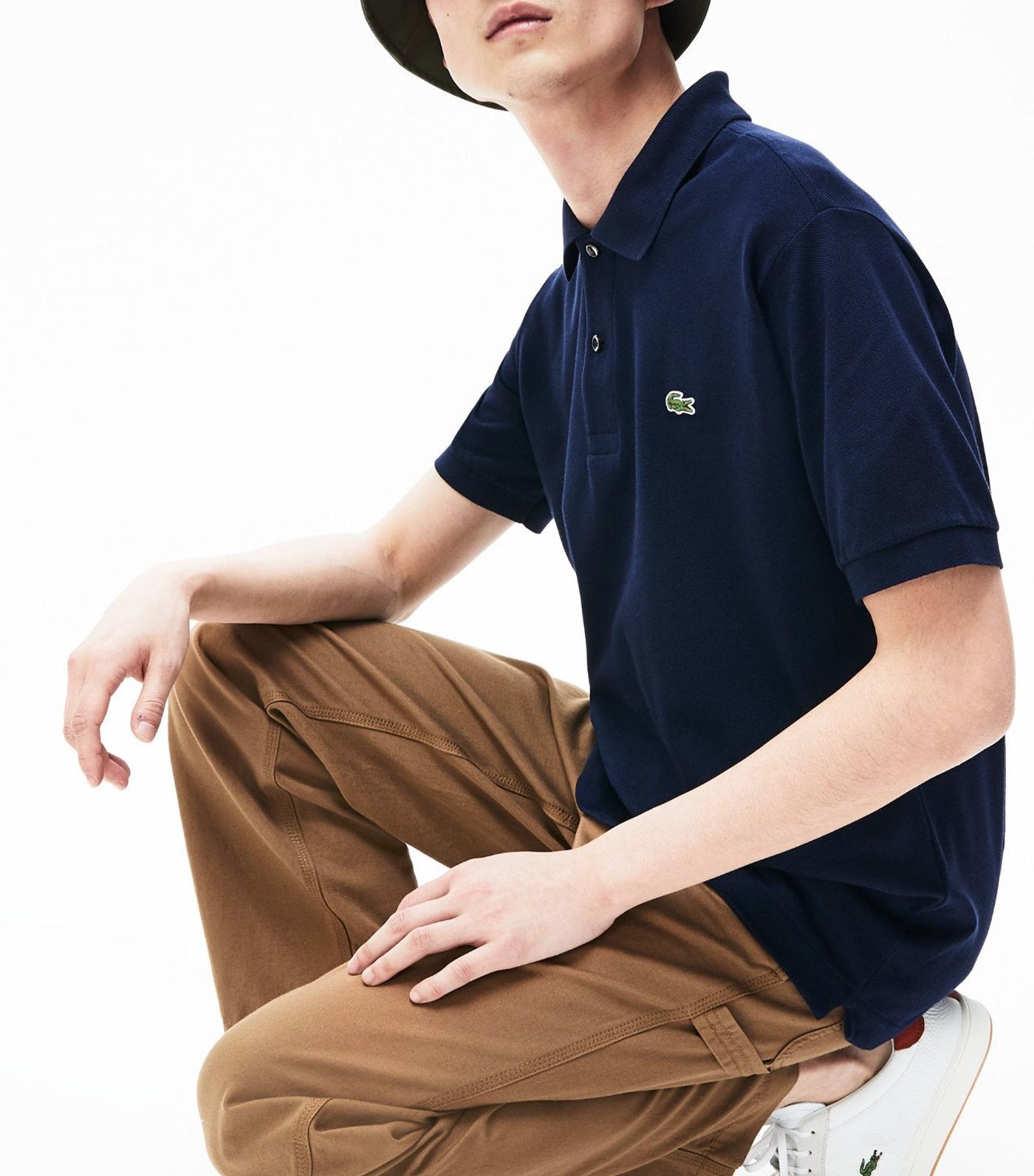 Classic Fit L.12.12 Polo Shirt Navy Blue 166
