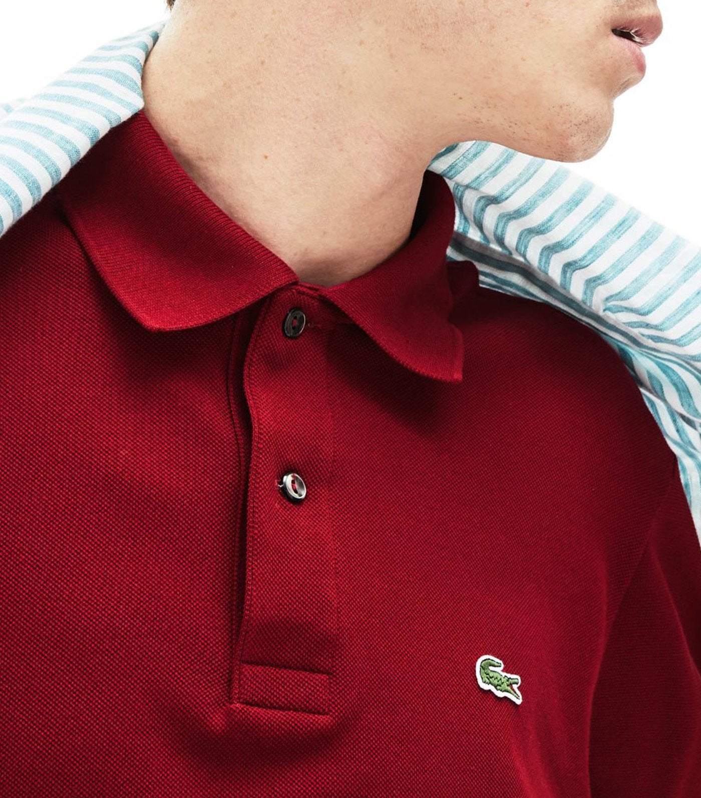 Classic Fit L.12.12 Polo Shirt Maroon