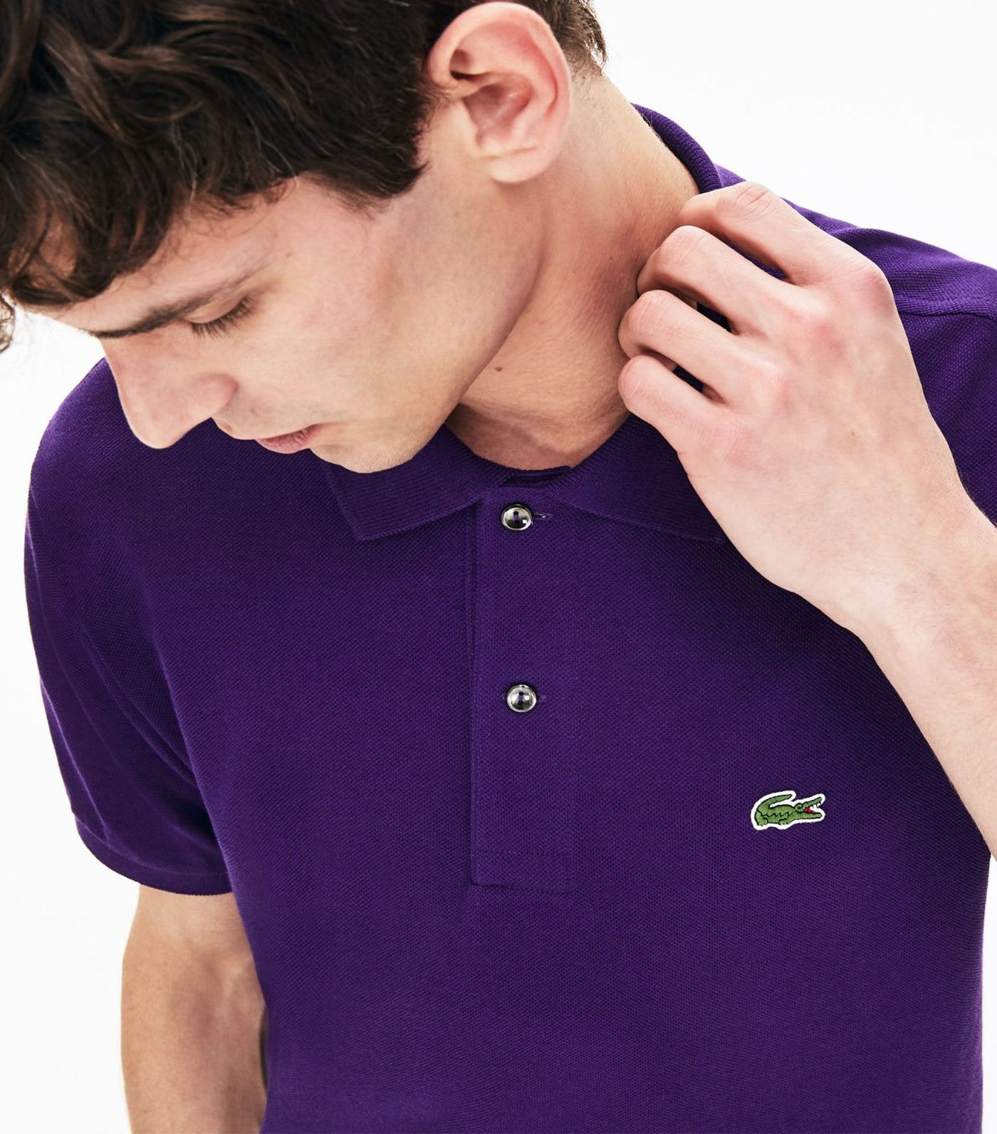 Classic Fit L.12.12 Polo Shirt Purple C8Q