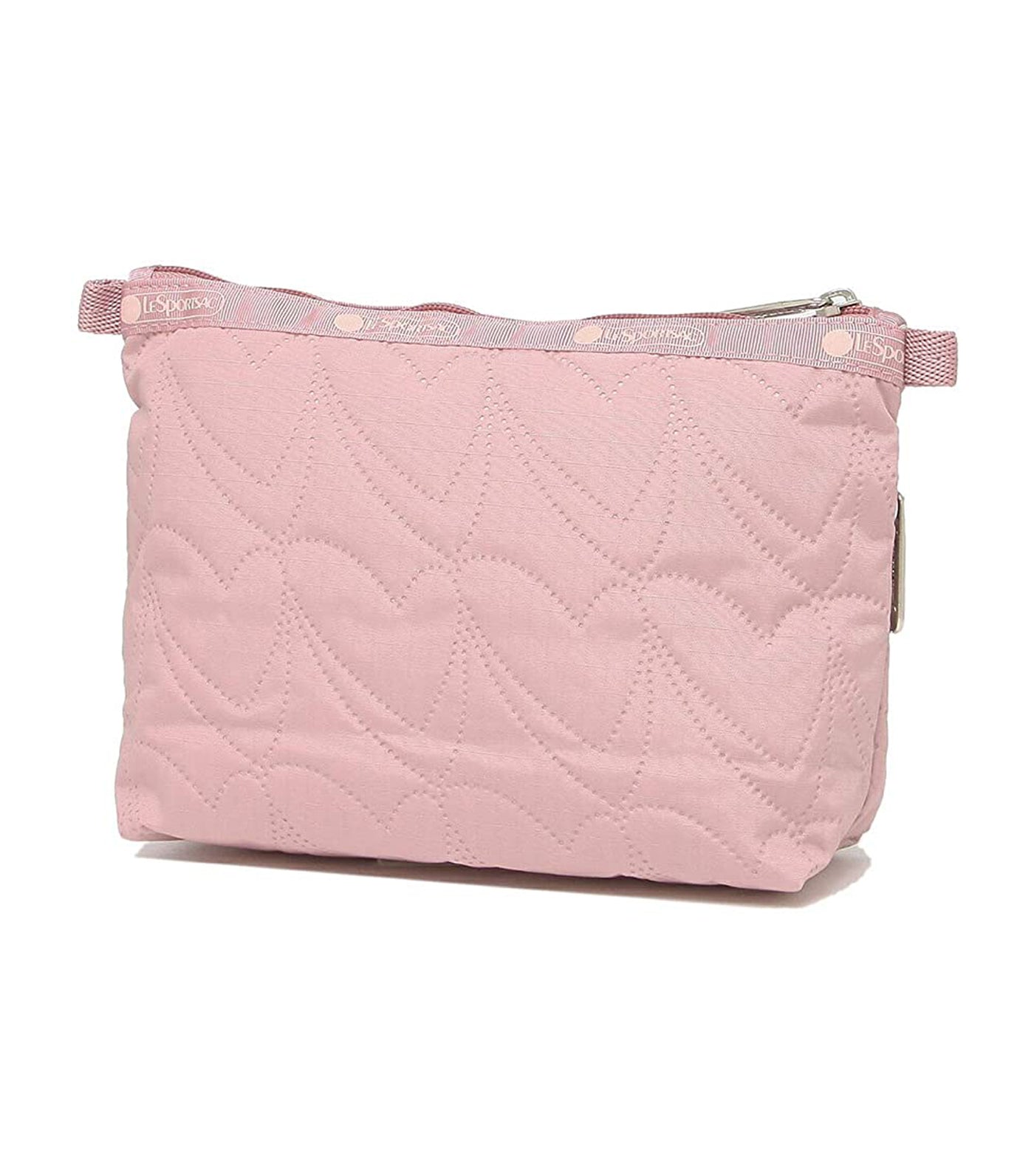 Cosmetic Clutch Heart Deboss