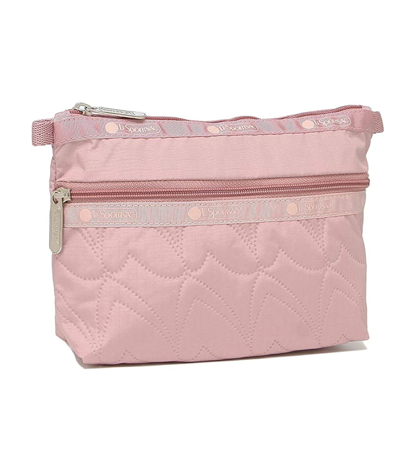 Cosmetic Clutch Heart Deboss