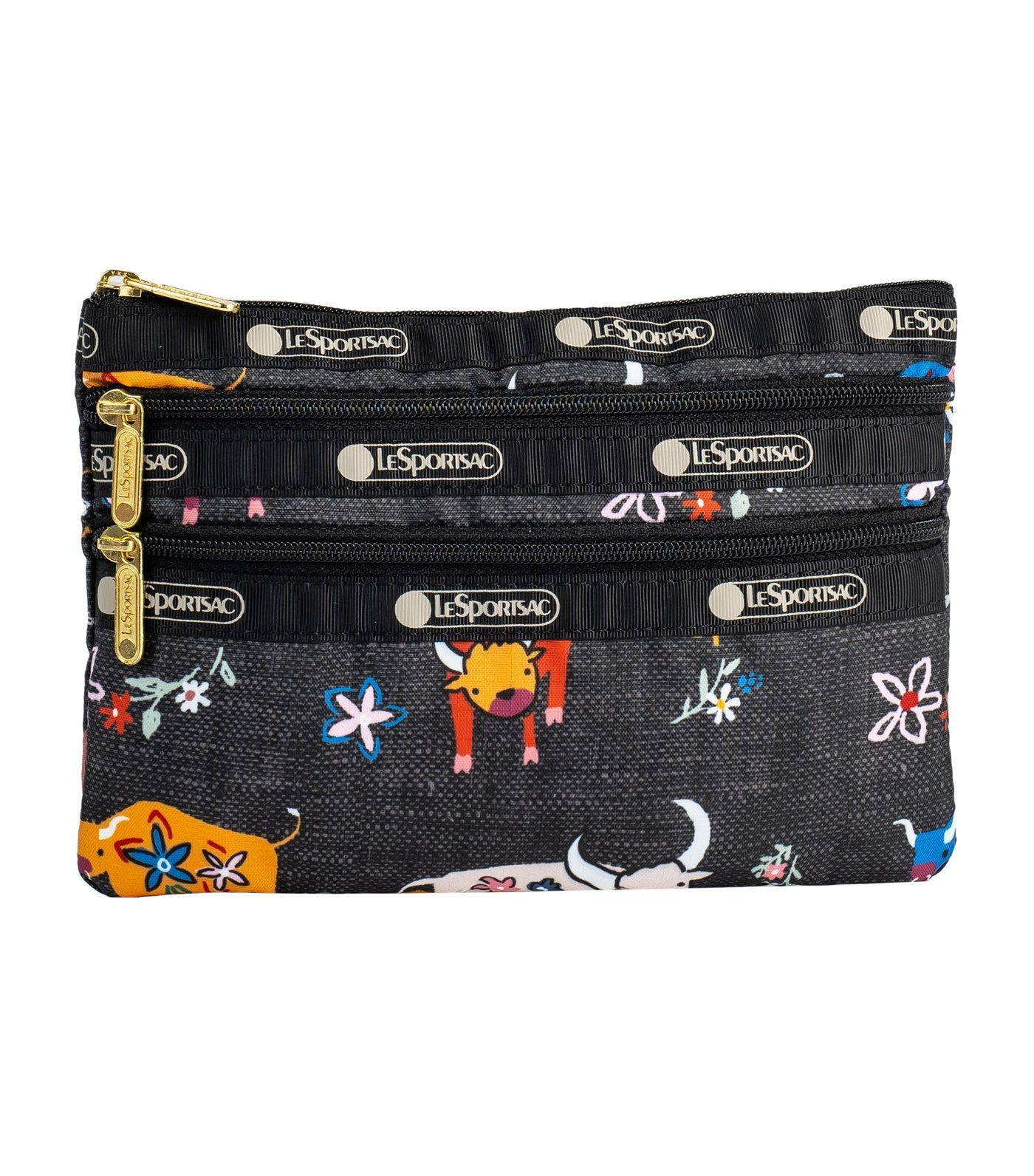3-Zip Cosmetic Happy Ox