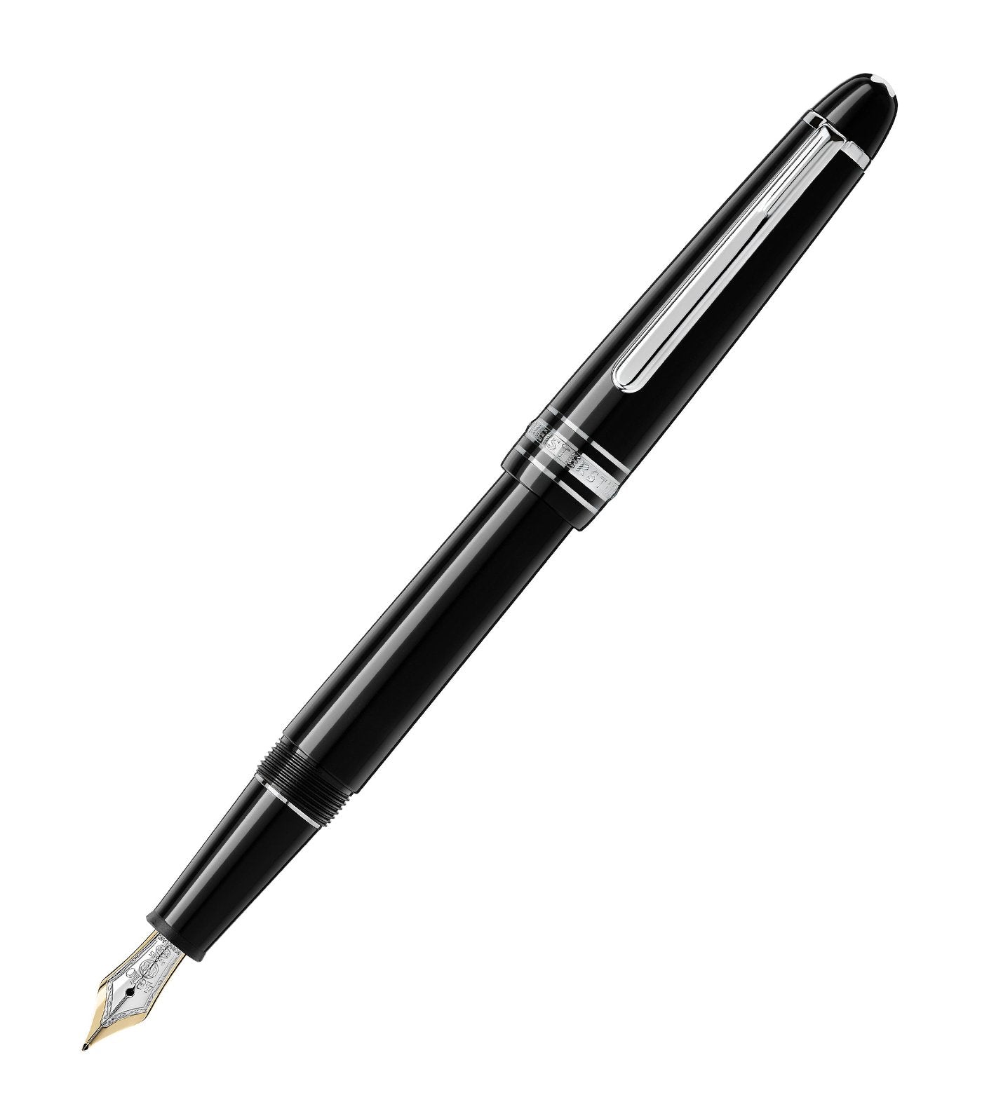 Montblanc Meisterstück Platinum-Coated Classique Fine Fountain Pen Black