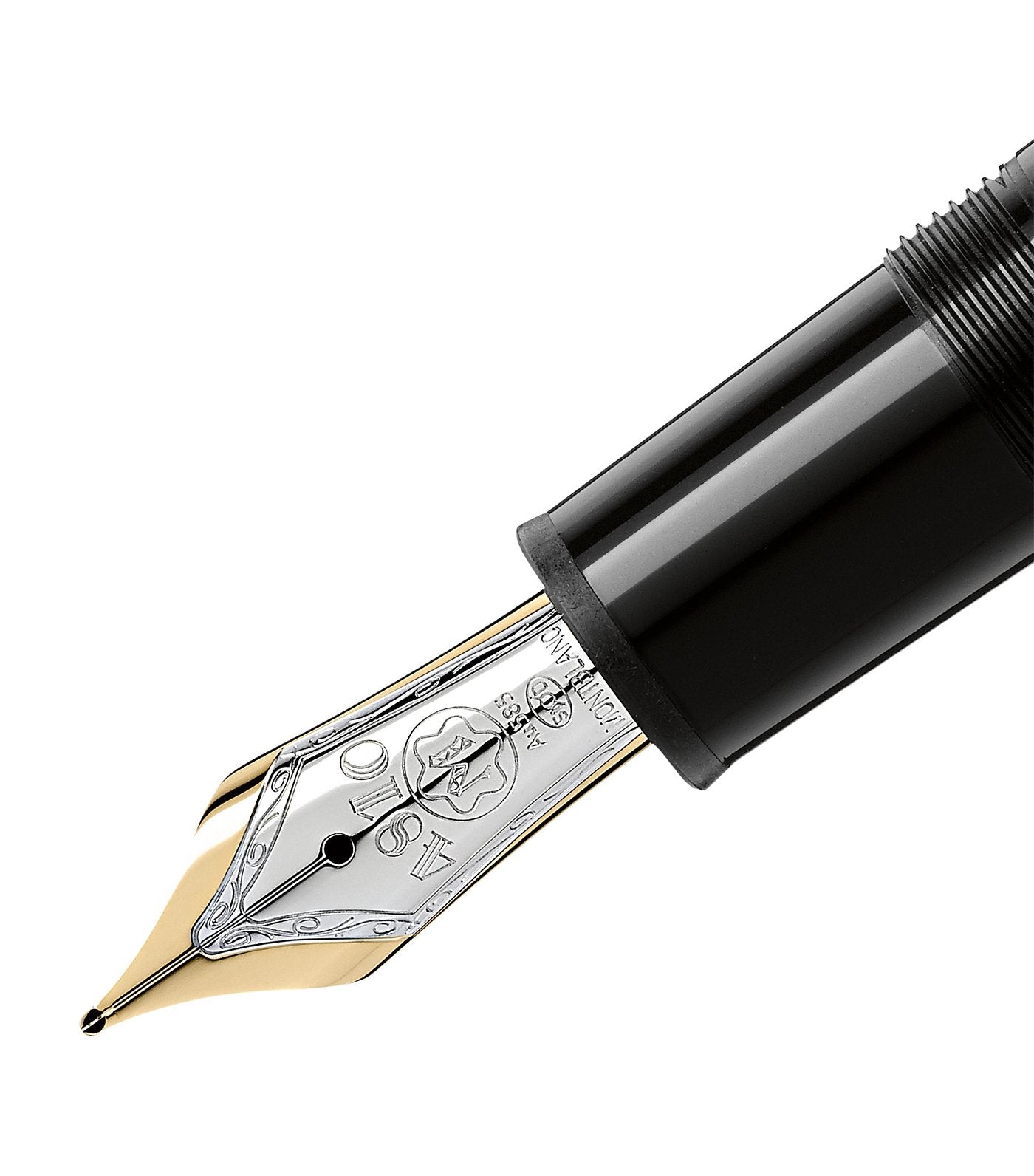 Meisterstück Gold-Coated LeGrand Medium Fountain Pen Black