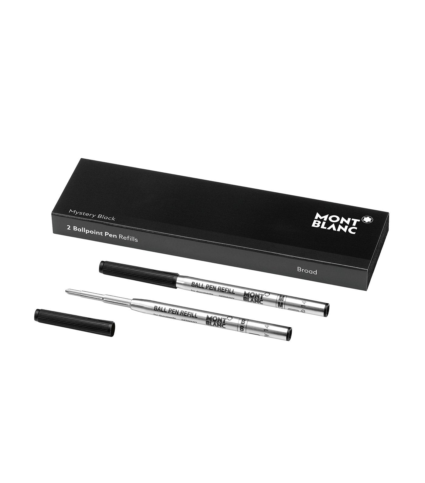 2 Ballpoint Pen Refill Broad Mystery Black