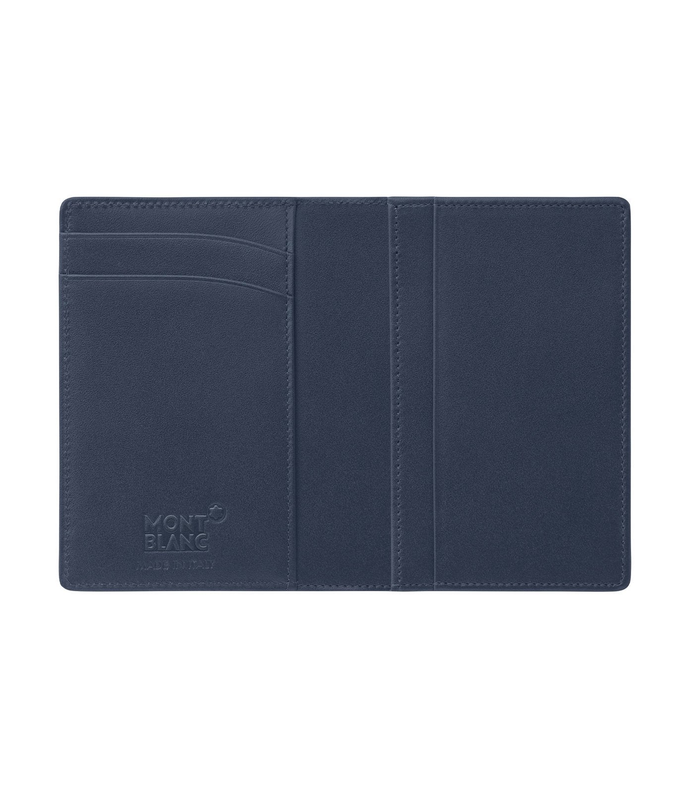 Meisterstück Business Card Holder with Gusset Navy