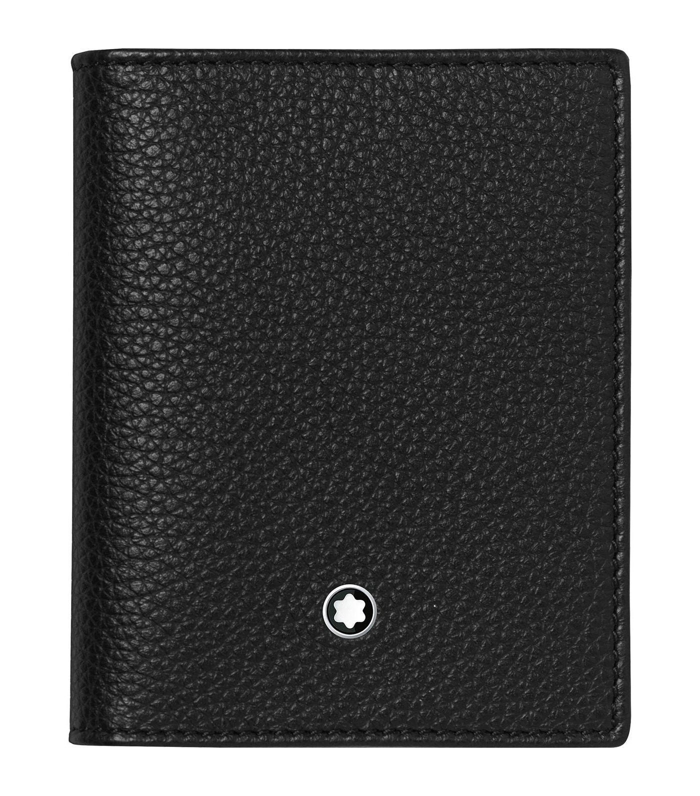 Meisterstück Soft Grain Business Card Holder with View Pocket Black