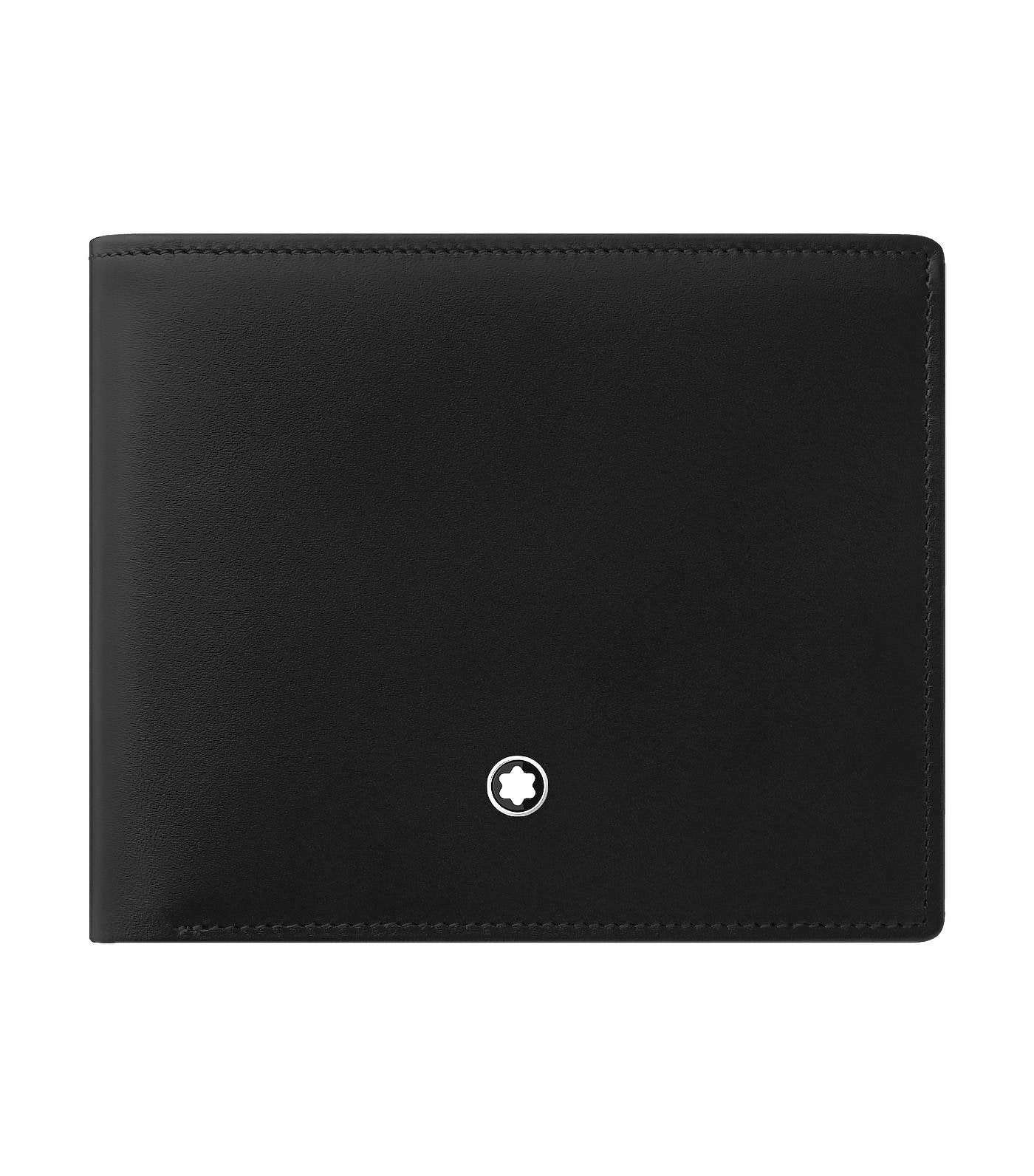 montblanc meisterstã¼ck wallet 6cc with 2 view pockets black