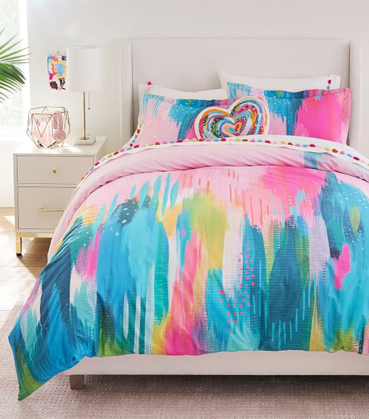 Organic EttaVee Abstract Duvet Cover and Shams